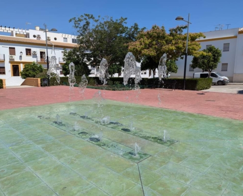 proyecto de sistema modular de fuente transitable en Osuna, Sevilla - TUYO Aqua